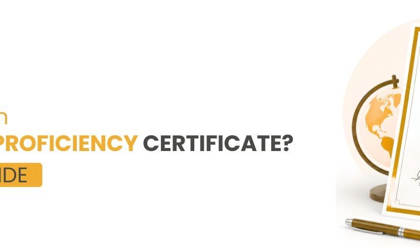 English Proficiency Certificate for university admission and international visa applications.