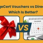 Comparison of LanguageCert vouchers and direct booking options for students registering for an English language test.