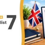 UK student visa documents checklist with seven key documents for a UK study visa application.